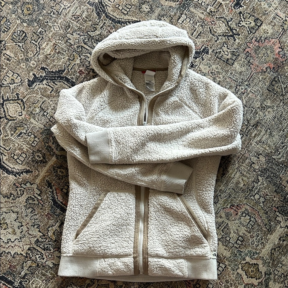 The North Face Cream Sherpa Jacket